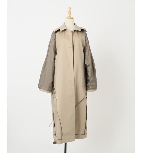 Plage「R&rsquo;IAM レザーカラーTRENCH コート」|トレンチコート|