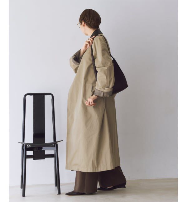 Plage「R&rsquo;IAM レザーカラーTRENCH コート」|トレンチコート|