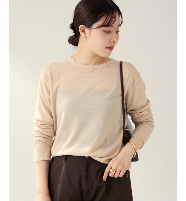 Plage「CU WO Fine Knit New プルオーバー」|ニット・セーター|