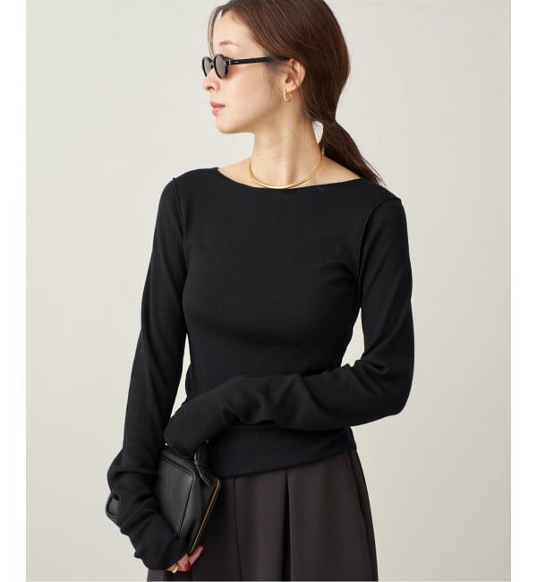 Plage「《追加》super100s Jersey boat/N プルオーバー」|Tシャツ・カットソー|