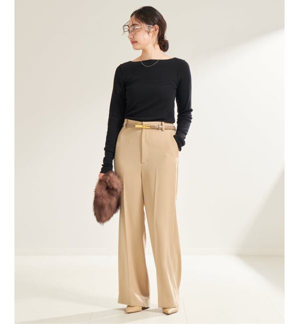 Plage「《追加》super100s Jersey boat/N プルオーバー」|Tシャツ・カットソー|