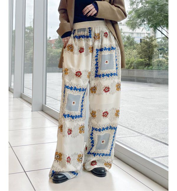 IENA LA BOUCLE「IENA LA BOUCLE ヒストリカルボタニーパンツ」|その他|