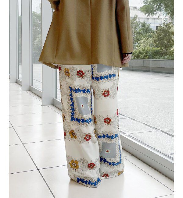 IENA LA BOUCLE「IENA LA BOUCLE ヒストリカルボタニーパンツ」|その他|