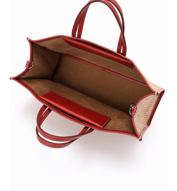 IENA「A VACATION/ア ヴァケーション BREAD M SUMAC STRIPE トートバッグ」|トートバッグ|