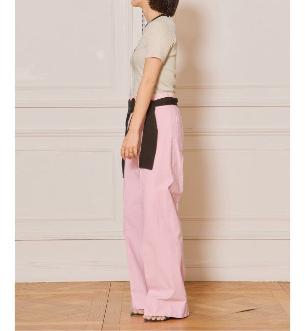 IENA LA BOUCLE「IENA LA BOUCLE ライトリブハーフスリーブプルオーバー」|Tシャツ・カットソー|