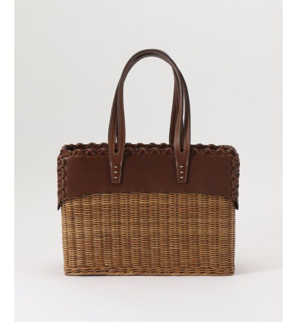 IENA「A VACATION/ア ヴァケーション RATTAN M バッグ 25SSA97-00-25」|かごバッグ|