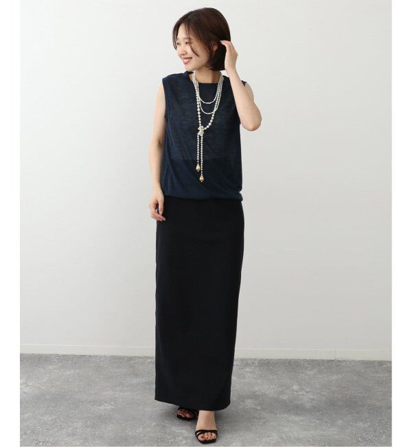 SLOBE IENA「《追加》スラブ天竺ノースリーブTEE」|Tシャツ・カットソー|