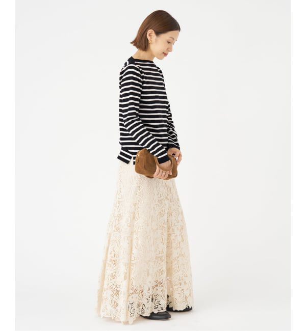 IENA「《追加2》SEATTLEボーダープルオーバー」|ニット・セーター|