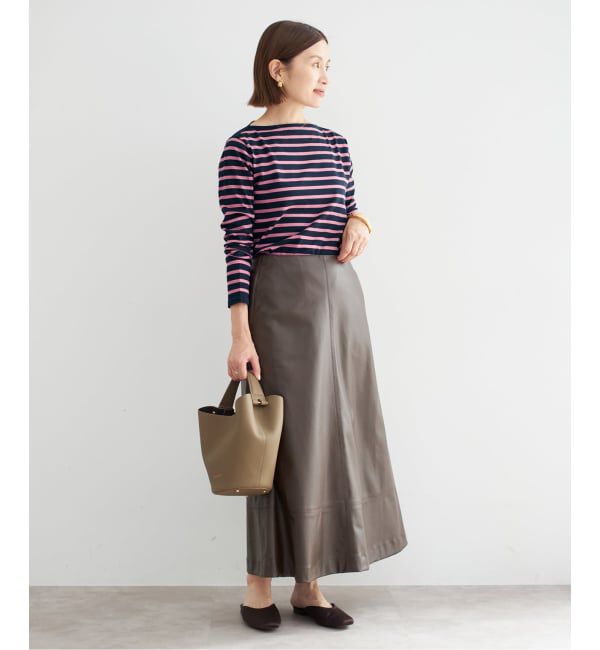 IENA「《追加2》SEATTLEボーダープルオーバー」|ニット・セーター|