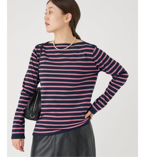 IENA「《追加2》SEATTLEボーダープルオーバー」|ニット・セーター|