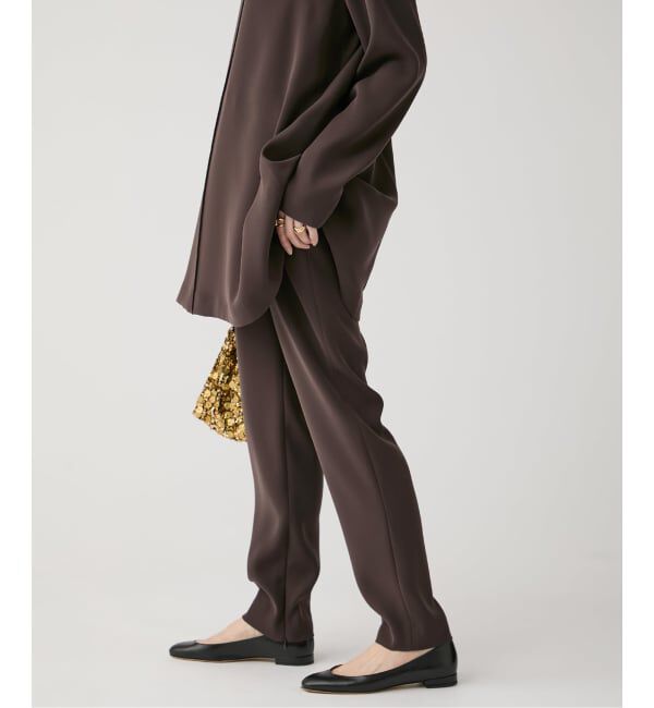 VERMEIL par iena「ツイルストレッチスリムパンツ」|スラックス|