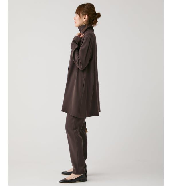 VERMEIL par iena「ツイルストレッチスリムパンツ」|スラックス|