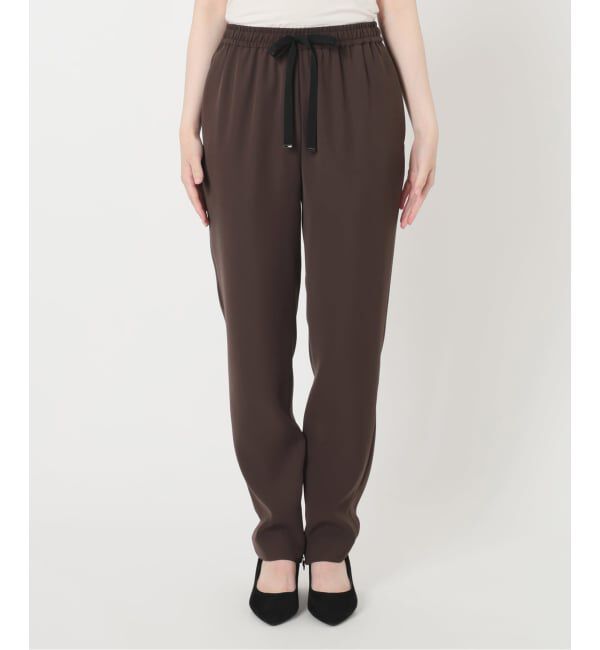 VERMEIL par iena「ツイルストレッチスリムパンツ」|スラックス|