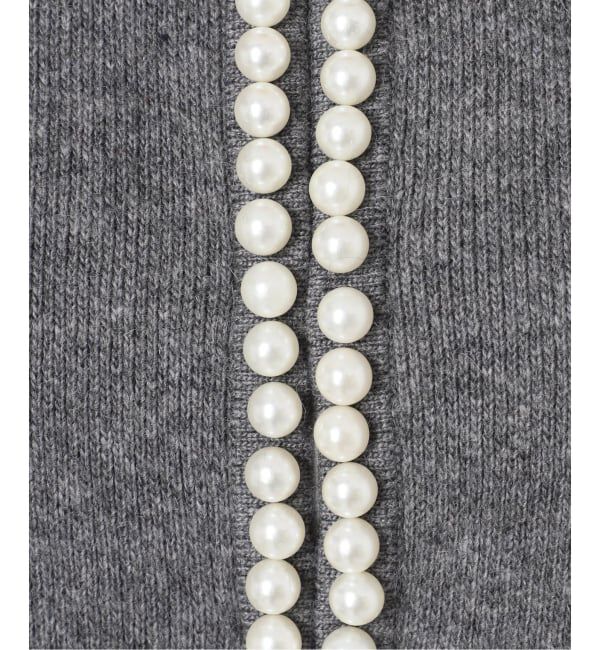 SLOBE IENA「パールカーディガン」|カーディガン|