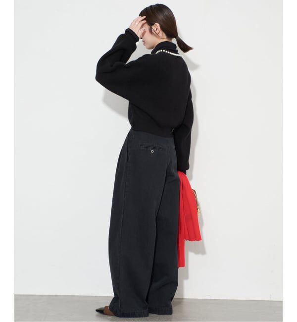 SLOBE IENA「パールカーディガン」|カーディガン|