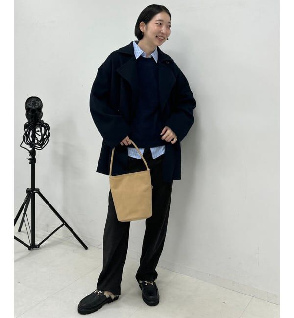 SLOBE IENA「《吸湿発熱/WEBのみ4サイズ展開》ウールミックスドロストスラックス」|スラックス|