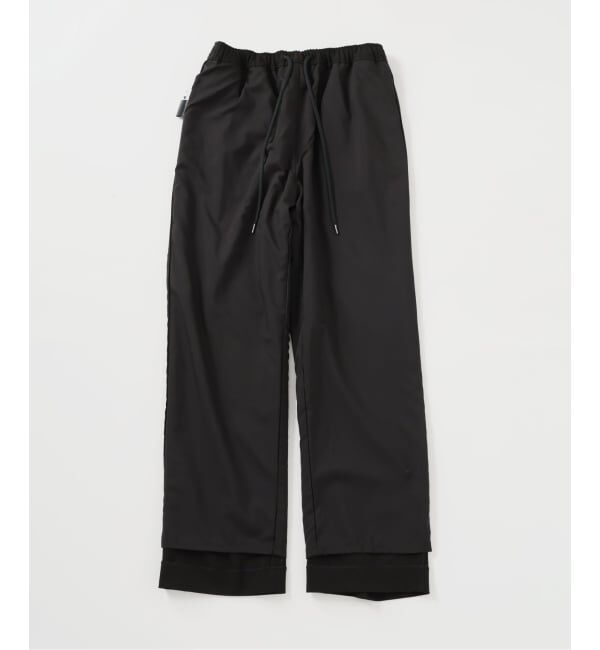 SLOBE IENA「《吸湿発熱/WEBのみ4サイズ展開》ウールミックスドロストスラックス」|スラックス|