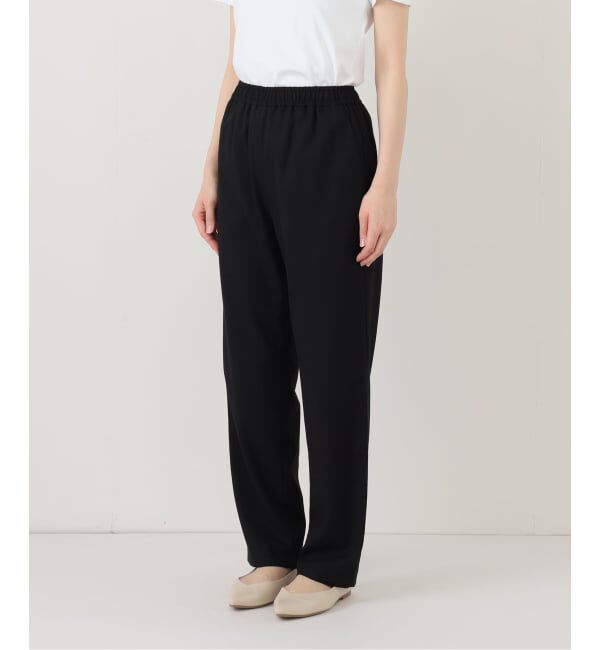 SLOBE IENA「《吸湿発熱/WEBのみ4サイズ展開》ウールミックスドロストスラックス」|スラックス|