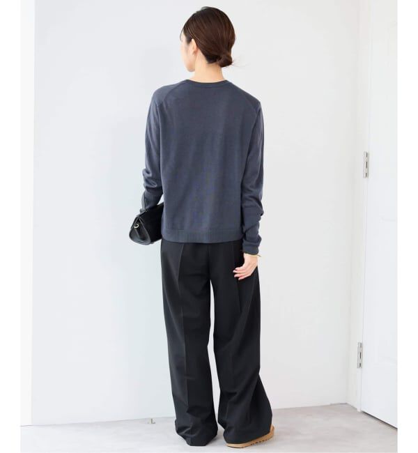 SLOBE IENA「《WEBのみ4サイズ展開》TRワイドトラウザー」|スラックス|