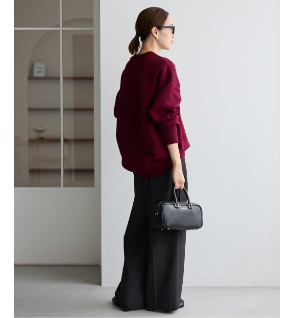 SLOBE IENA「《WEBのみ4サイズ展開》TRワイドトラウザー」|スラックス|