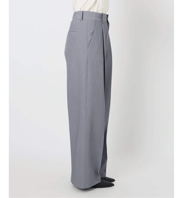 SLOBE IENA「《WEBのみ4サイズ展開》TRワイドトラウザー」|スラックス|