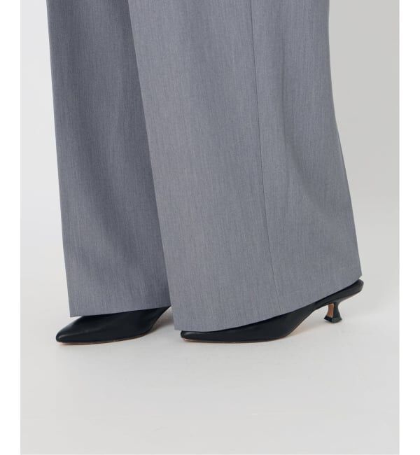 SLOBE IENA「《WEBのみ4サイズ展開》TRワイドトラウザー」|スラックス|