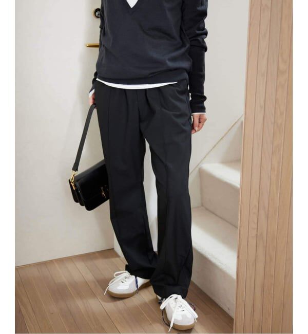 SLOBE IENA「《吸湿発熱/WEB限定/追加2》CIRCULATE WARM パンツ」|スラックス|