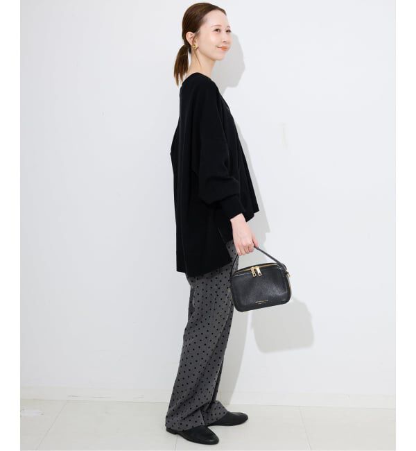 SLOBE IENA「《吸湿発熱/WEB限定/追加2》CIRCULATE WARM パンツ」|スラックス|