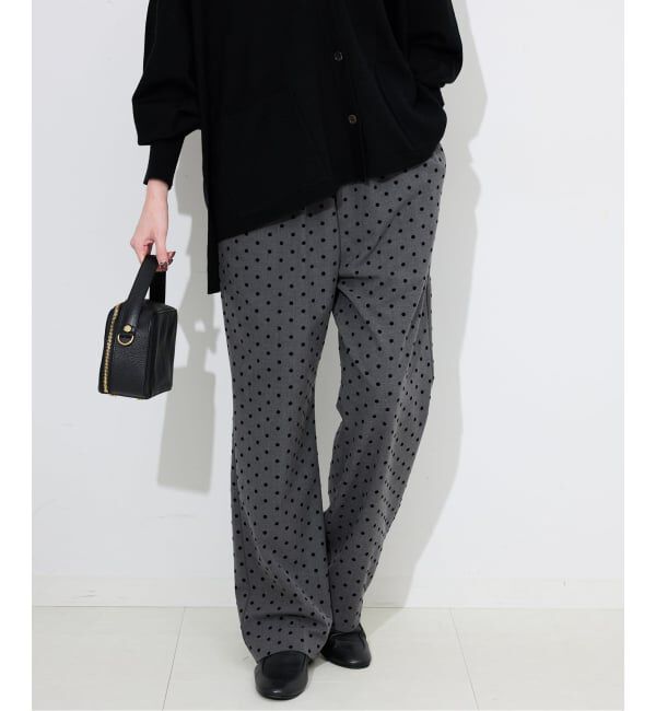 SLOBE IENA「《吸湿発熱/WEB限定/追加2》CIRCULATE WARM パンツ」|スラックス|