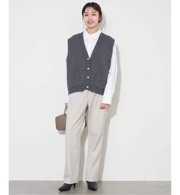 SLOBE IENA「《吸湿発熱/WEB限定/追加2》CIRCULATE WARM パンツ」|スラックス|