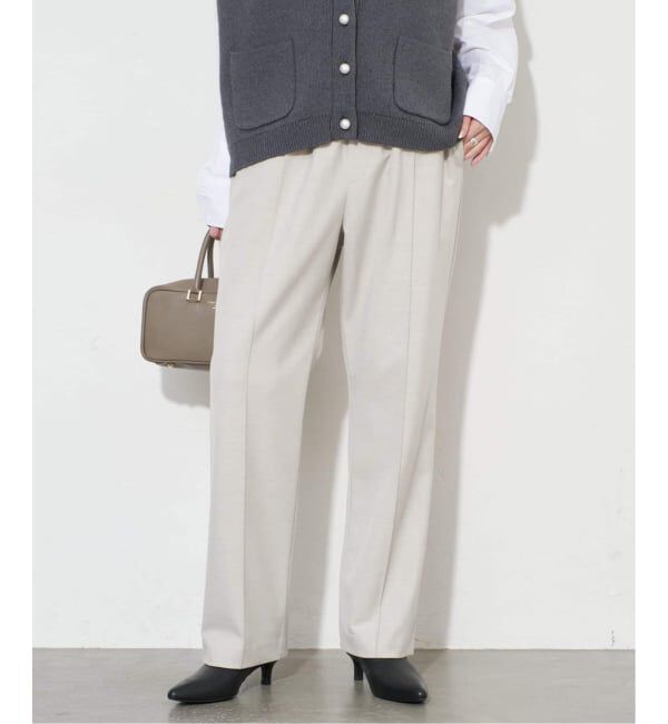 SLOBE IENA「《吸湿発熱/WEB限定/追加2》CIRCULATE WARM パンツ」|スラックス|