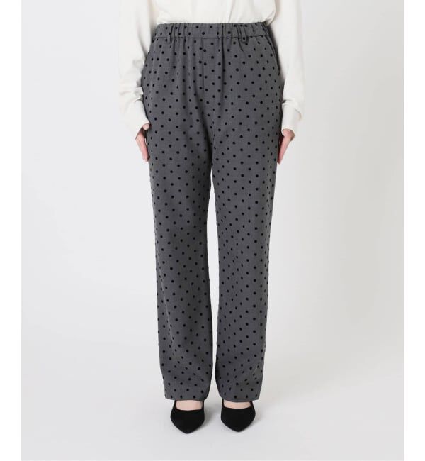 SLOBE IENA「《吸湿発熱/WEB限定/追加2》CIRCULATE WARM パンツ」|スラックス|