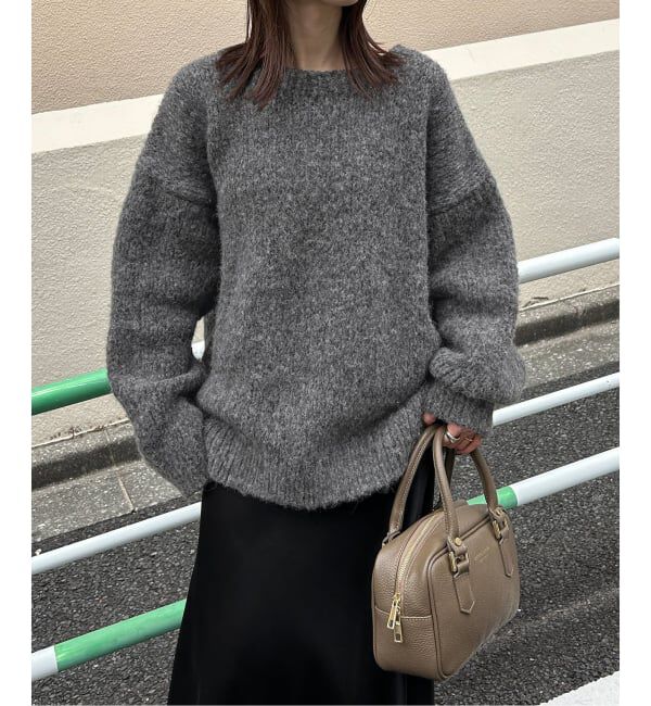 SLOBE IENA「+81BRANCA/ハチイチブランカ SLOBE別注 ペルーニット」|ニット・セーター|