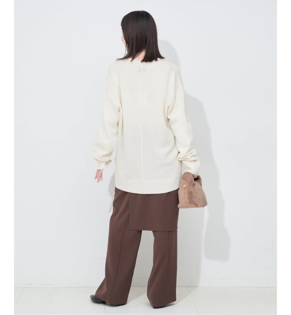 SLOBE IENA「Vネックルーズニットカーディガン」|カーディガン|