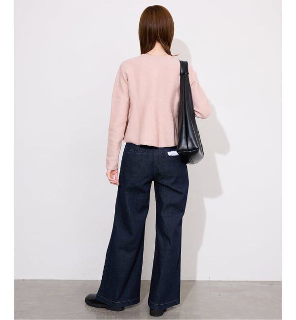 SLOBE IENA「ペプラムニットカーディガン」|カーディガン|