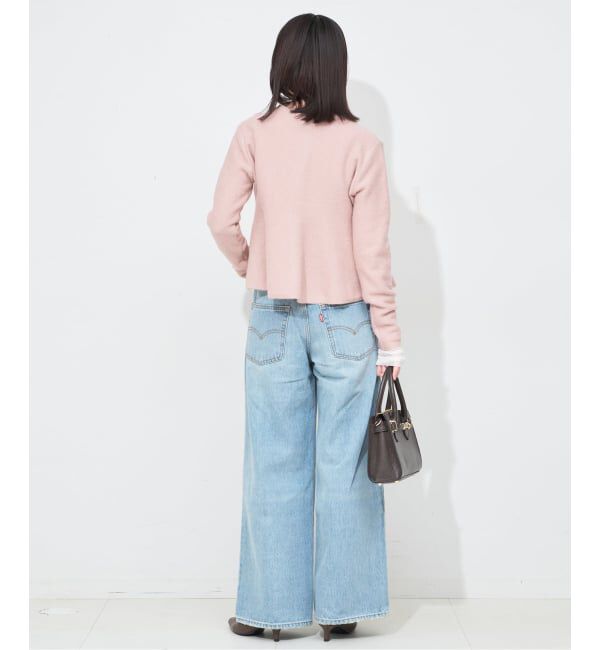 SLOBE IENA「ペプラムニットカーディガン」|カーディガン|