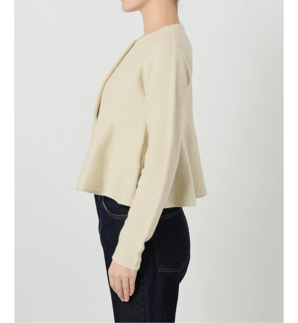 SLOBE IENA「ペプラムニットカーディガン」|カーディガン|