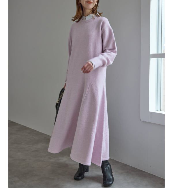 SLOBE IENA「フレアーニットワンピース」|ワンピース|