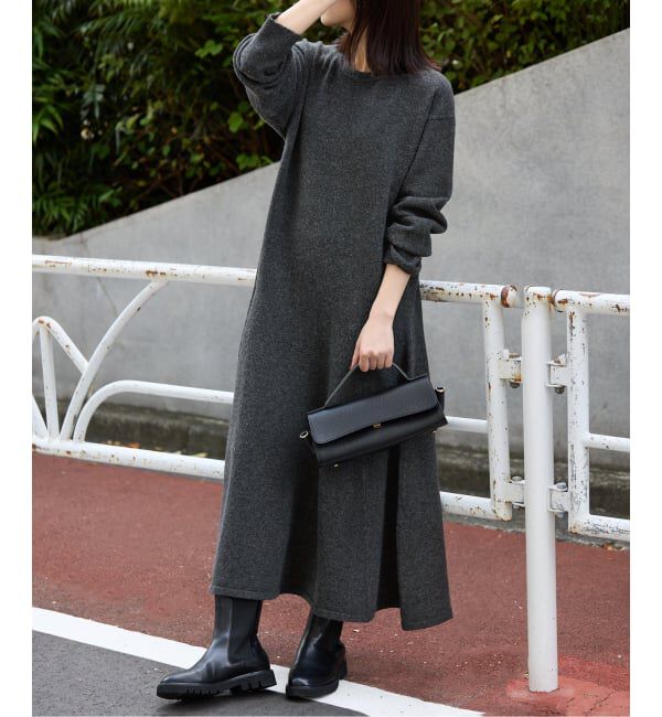 SLOBE IENA「フレアーニットワンピース」|ワンピース|