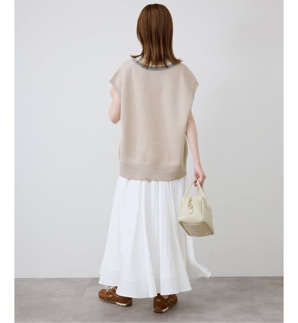 SLOBE IENA「《予約》サガラ刺繍レタードベスト」|ベスト・ジレ|