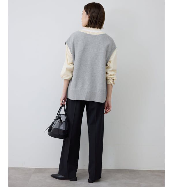 SLOBE IENA「《予約》サガラ刺繍レタードベスト」|ベスト・ジレ|