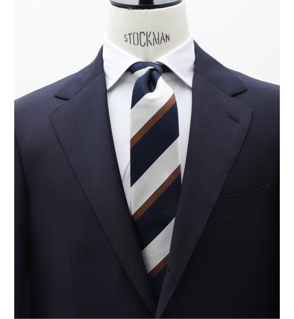 EDIFICE「PB レジメンタルタイ」|ネクタイ・蝶ネクタイ|ネイビー A