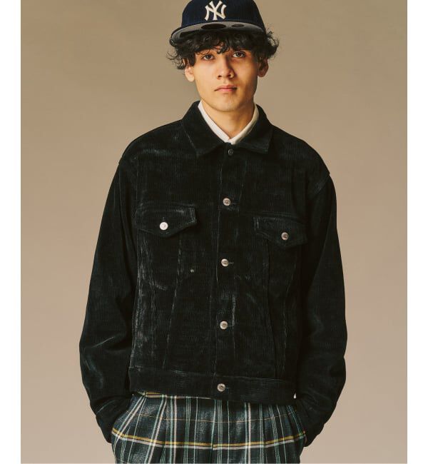 417 EDIFICE「メランジ コーデュロイ Gジャン」|その他|ブラック