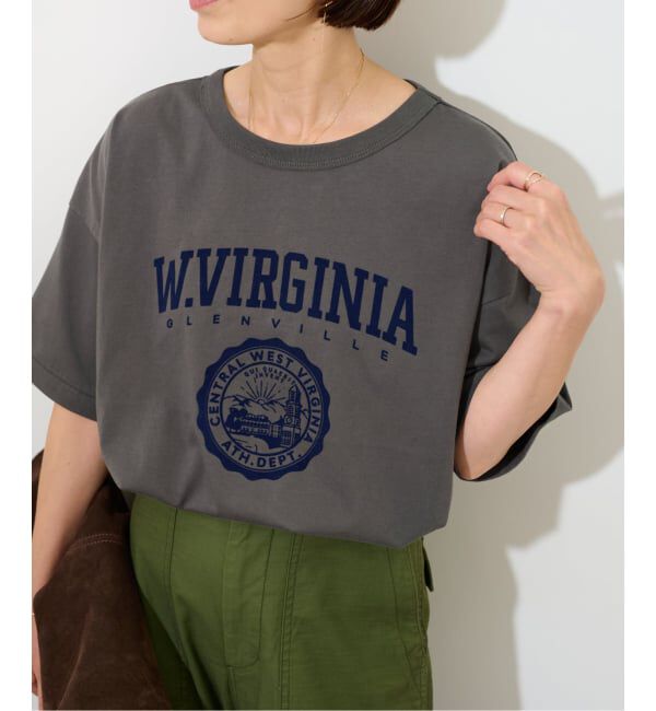 JOURNAL STANDARD relume「ヴィンテージフロッキーロゴTEE」|Tシャツ・カットソー|ブラック A