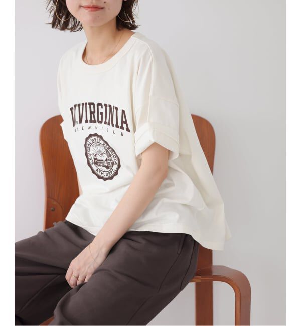JOURNAL STANDARD relume「ヴィンテージフロッキーロゴTEE」|Tシャツ・カットソー|