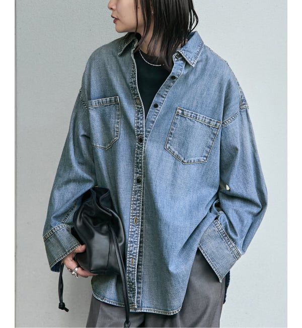 JOURNAL STANDARD「《追加3》ライトオンスデニムシャツ」|シャツ・ブラウス|