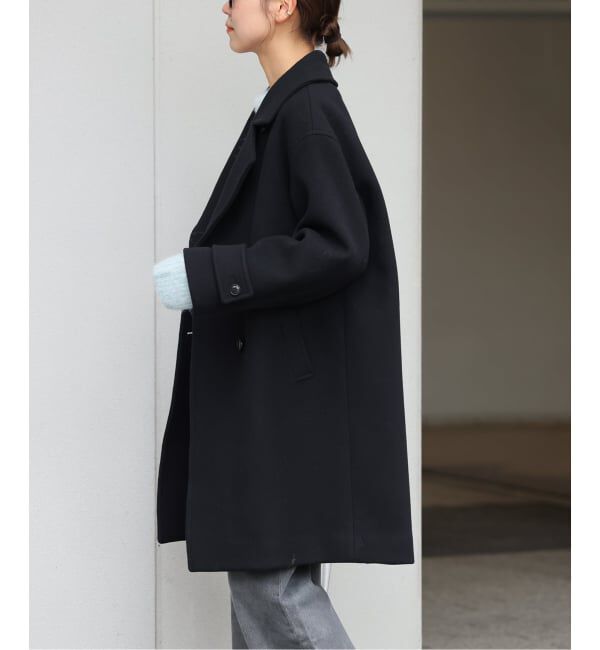 JOURNAL STANDARD relume「《追加》ピュアラムロングコクーンコート」|ピーコート|