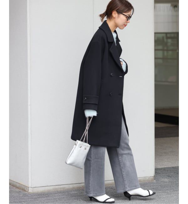 JOURNAL STANDARD relume「《追加》ピュアラムロングコクーンコート」|ピーコート|