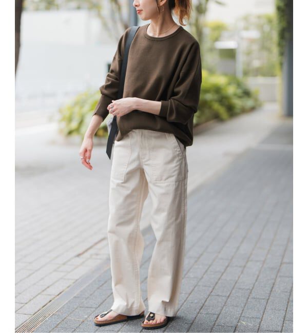 Spick and Span「ウォッシャブルPEバルキーヤーンルーズニット」|ニット・セーター|