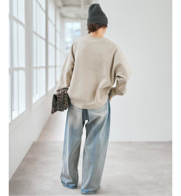 Spick and Span「ウォッシャブルPEバルキーヤーンルーズニット」|ニット・セーター|